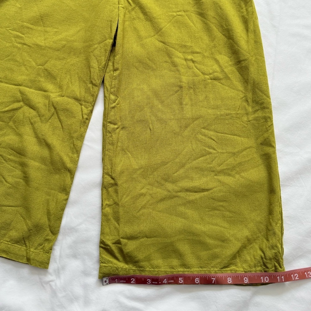 Monteau Los Angeles Women’s XL Jumpsuit Lime Green Trendy Casual Fashion Top - Picture 11 of 14